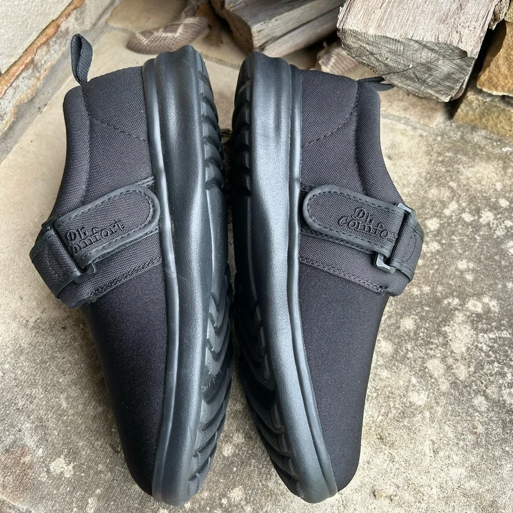 Dr.Comfort‎ Diabetic Carter men’s Black Velcro Sneakers NWOB Sz-8-1/2M. O